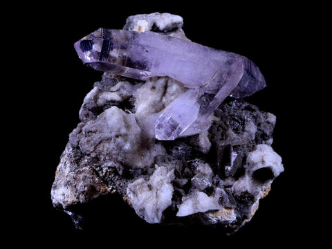 1.8" Amethyst Crystal Cluster Mineral Specimen Peidra Parada Veracruz Mexico - Fossil Age Minerals