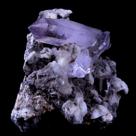 1.8" Amethyst Crystal Cluster Mineral Specimen Peidra Parada Veracruz Mexico