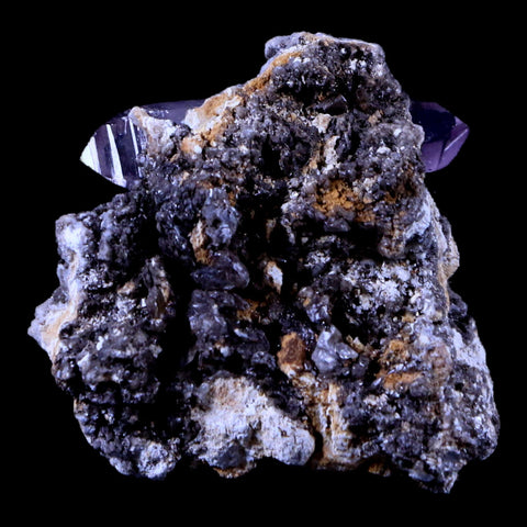 1.8" Amethyst Crystal Cluster Mineral Specimen Peidra Parada Veracruz Mexico - Fossil Age Minerals