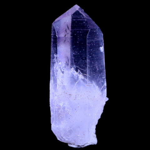 1.8" White Amethyst Crystal Point Mineral Peidra Parada Veracruz Mexico Stand - Fossil Age Minerals