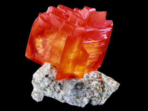 2.8" Stunning Bright Orange Arcanite Crystal Mineral Sokolowski Location Poland - Fossil Age Minerals