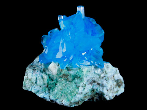 2.6" Stunning Bright Blue Arcanite Crystal Mineral Sokolowski Location Poland - Fossil Age Minerals