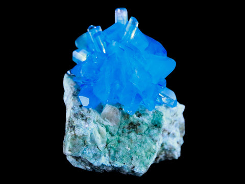 2.6" Stunning Bright Blue Arcanite Crystal Mineral Sokolowski Location Poland - Fossil Age Minerals