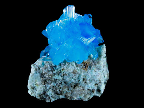 2.6" Stunning Bright Blue Arcanite Crystal Mineral Sokolowski Location Poland - Fossil Age Minerals