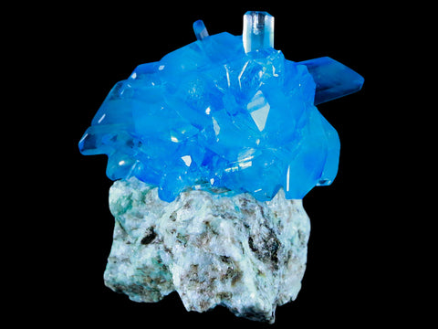 2.6" Stunning Bright Blue Arcanite Crystal Mineral Sokolowski Location Poland - Fossil Age Minerals