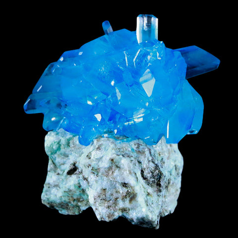 2.6" Stunning Bright Blue Arcanite Crystal Mineral Sokolowski Location Poland - Fossil Age Minerals