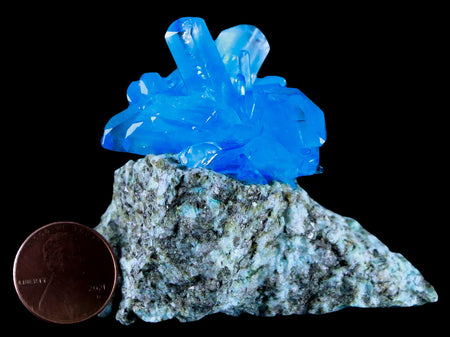 2.8" Stunning Bright Blue Arcanite Crystal Mineral Sokolowski Location Poland
