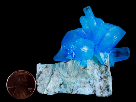 2.7" Stunning Bright Blue Arcanite Crystal Mineral Sokolowski Location Poland