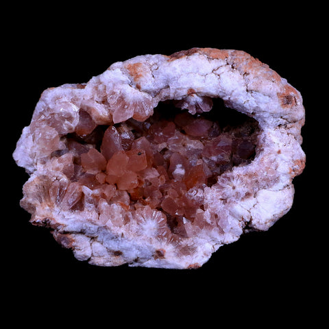XL 4.7" Pink Amethyst Geode Half Crystal Cluster El Chioque Mine Patagonia Argentina - Fossil Age Minerals