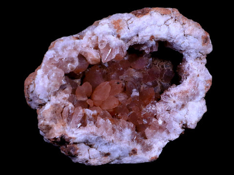 XL 4.7" Pink Amethyst Geode Half Crystal Cluster El Chioque Mine Patagonia Argentina - Fossil Age Minerals