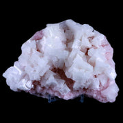 5.6" Quality Pink Halite Salt Crystals Cluster Mineral Trona, CA Searles Lake Stand