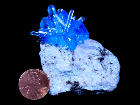 2.1" Stunning Bright Blue Arcanite Crystal Mineral Sokolowski Location Poland