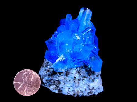 2.4" Stunning Bright Blue Arcanite Crystal Mineral Sokolowski Location Poland