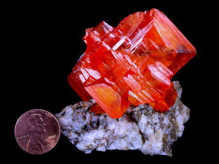2.3" Stunning Bright Orange Arcanite Crystal Mineral Specimen From Poland