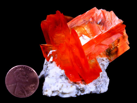 2.4" Stunning Bright Orange Arcanite Crystal Mineral Specimen From Poland