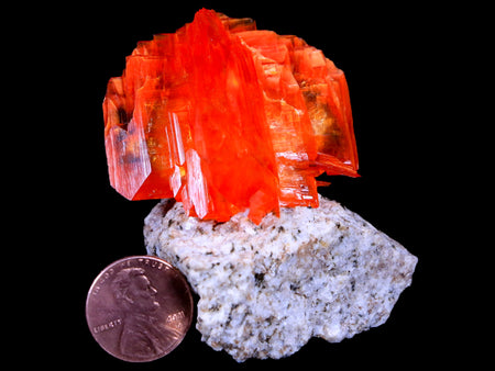 2.4" Stunning Bright Orange Arcanite Crystal Mineral Specimen From Poland