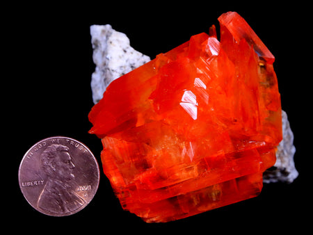 2.4" Stunning Bright Orange Arcanite Crystal Mineral Specimen From Poland