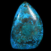 3.2" Chrysocolla Polished Free Form Self Standing Blue And Teal Color Location Peru