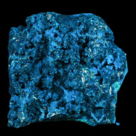2.3" Chrysocolla Malachite Rare Botryoidal Grape Crystal Teal And Green From Peru