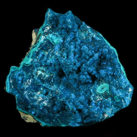 2.2" Chrysocolla Malachite Rare Botryoidal Grape Crystal Teal And Green From Peru - Fossil Age Minerals