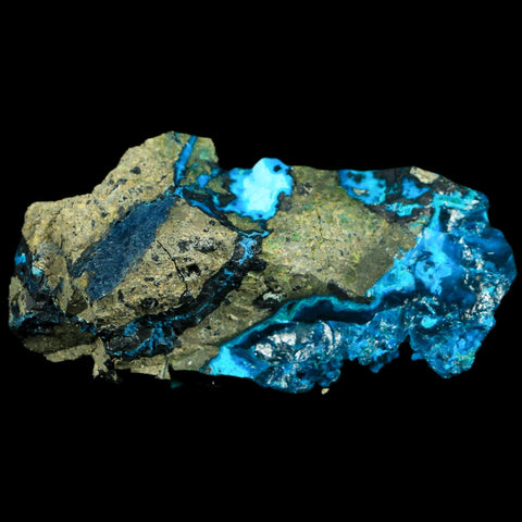 3.3" Chrysocolla Malachite Rare Botryoidal Grape Crystal Teal And Green From Peru - Fossil Age Minerals