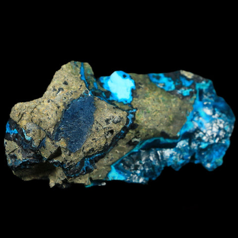 3.3" Chrysocolla Malachite Rare Botryoidal Grape Crystal Teal And Green From Peru - Fossil Age Minerals