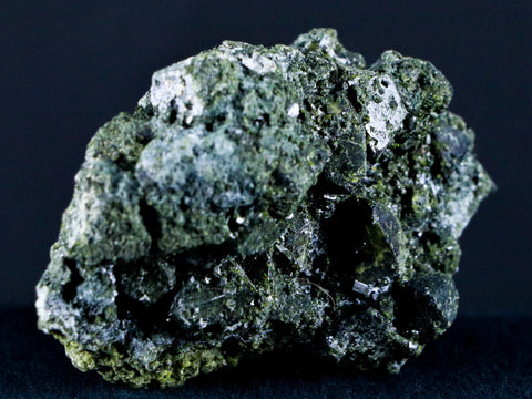 3.1" Rough Green Epidote Crystal Cluster Specimen Angelina III Mine Peru 6.7 OZ - Fossil Age Minerals