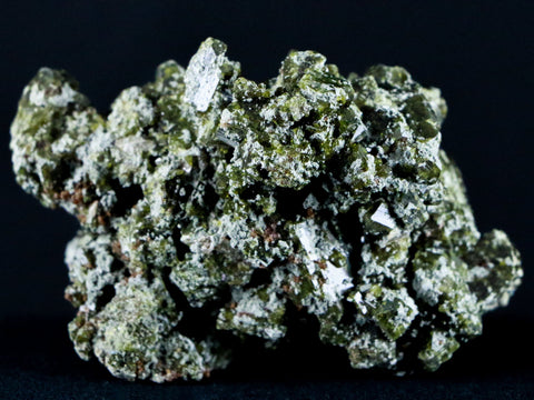 2.9" Rough Green Epidote Crystal Cluster Specimen Angelina III Mine Peru 4 OZ - Fossil Age Minerals