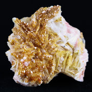 1.7" Red Vanadinite Crystals Yellow, White Barite Blades Mineral Morocco 1.5 OZ