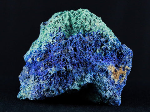 1.7" Azurite Crystals & Malachite On Matrix Mineral Specimen Morocco 1.2 OZ - Fossil Age Minerals