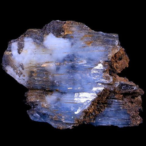2.2" Ice Blue Barite Blades Crystal Mineral Specimen Mabladen Morocco 1.7 OZ - Fossil Age Minerals
