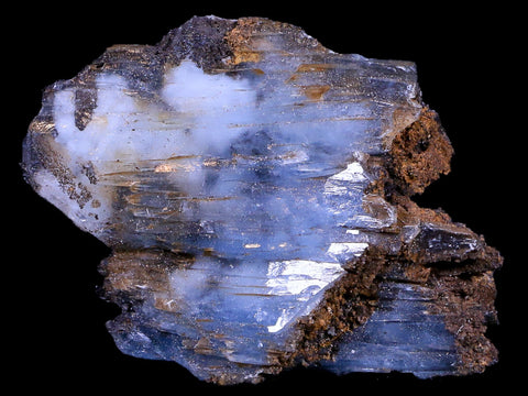 2.2" Ice Blue Barite Blades Crystal Mineral Specimen Mabladen Morocco 1.7 OZ - Fossil Age Minerals