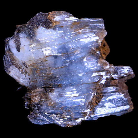 2.2" Ice Blue Barite Blades Crystal Mineral Specimen Mabladen Morocco 1.7 OZ - Fossil Age Minerals