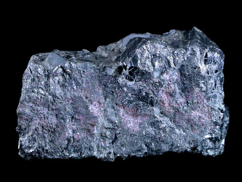 3.1" Silver Nickel Metallic Skutterudite Crystal Mineral Aghar Mine Morocco Arsenide - Fossil Age Minerals