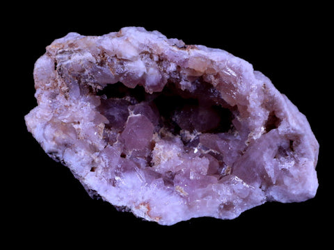 3.4" Pink Amethyst Geode Half Crystal Cluster El Chioque Mine Patagonia Argentina - Fossil Age Minerals