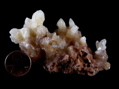 3.1" Aragonite Cave Calcite Crystal Cluster Mineral Specimen 2.5 OZ Morocco - Fossil Age Minerals