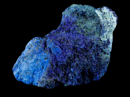 2.1" Azurite Crystals & Malachite On Matrix Mineral Specimen Morocco 2.1 OZ
