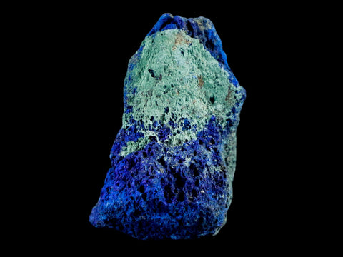 1.6" Azurite Crystals & Malachite On Matrix Mineral Specimen Morocco 1 OZ - Fossil Age Minerals